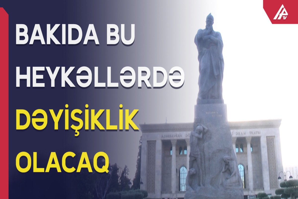 Heykəllərin üzərindəki kiril əlifbası niyə dəyişdirilmir?