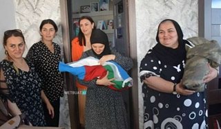 Vətən müharibəsi şəhidinin əkiz bacı-qardaşı dünyaya gəldi -  FOTO