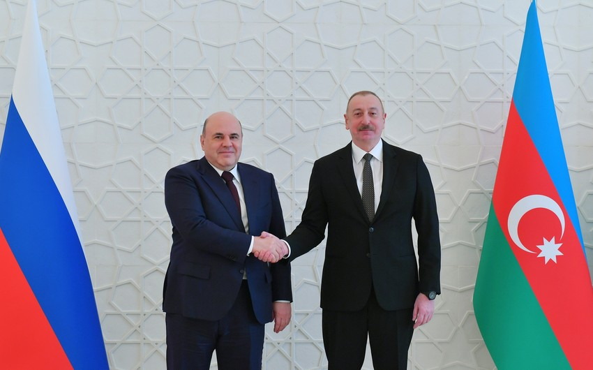 Prezident İlham Əliyev Rusiya Hökumətinin sədri ilə görüşüb - YENİLƏNİB -2