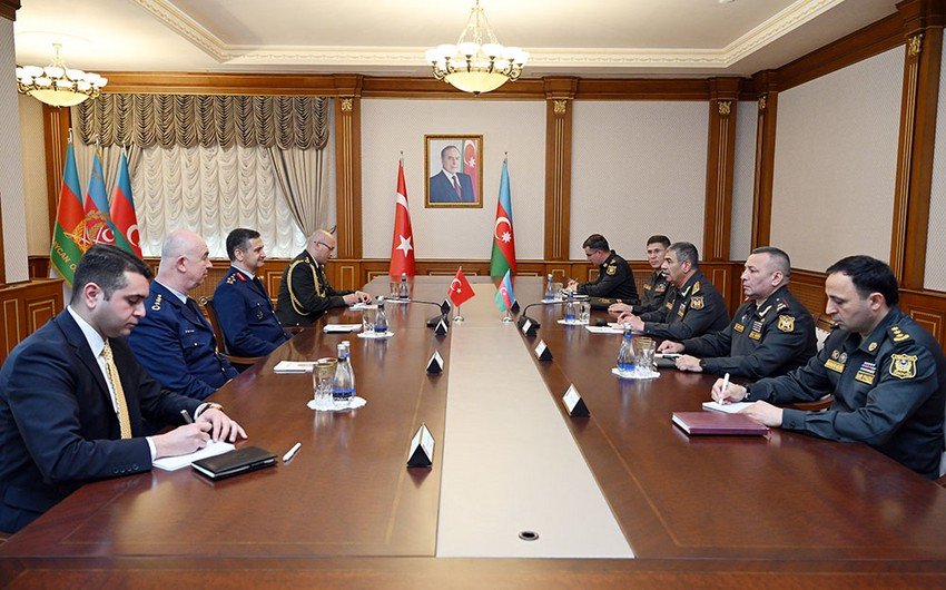 Zakir Həsənov Türkiyə nümayəndə heyəti ilə görüşüb, hərbi əməkdaşlıq müzakirə olunub - FOTO