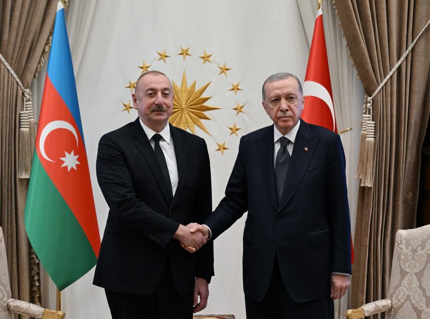İlham Əliyev və Rəcəb Tayyib Ərdoğan birgə nahar ediblər