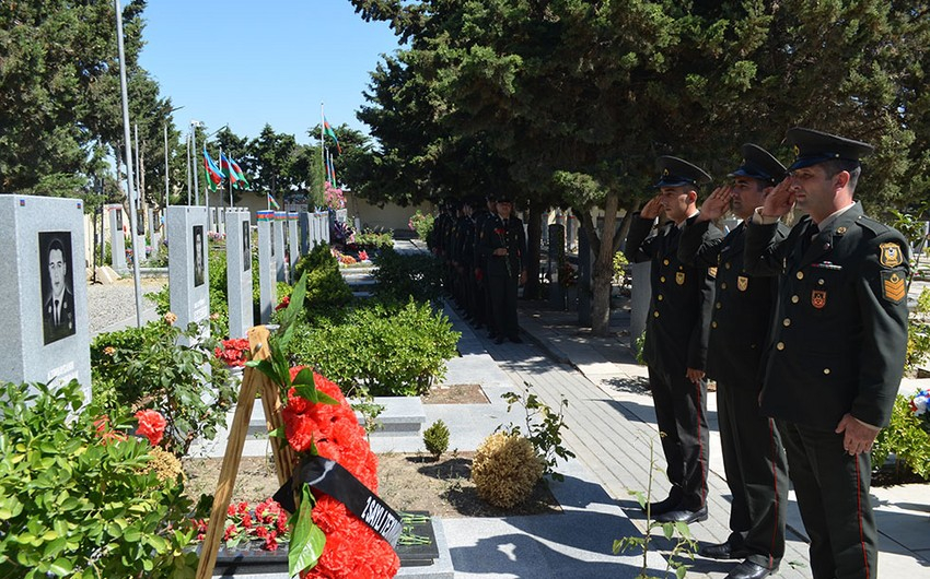 Azərbaycanın Milli Qəhrəmanı Mübariz İbrahimovun xatirəsi yad edilib - FOTO