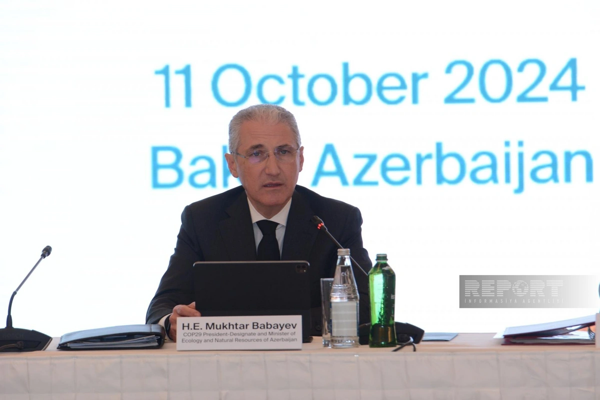 Bakıda iqlim və inkişaf üzrə nazirlərin görüşü keçirilir