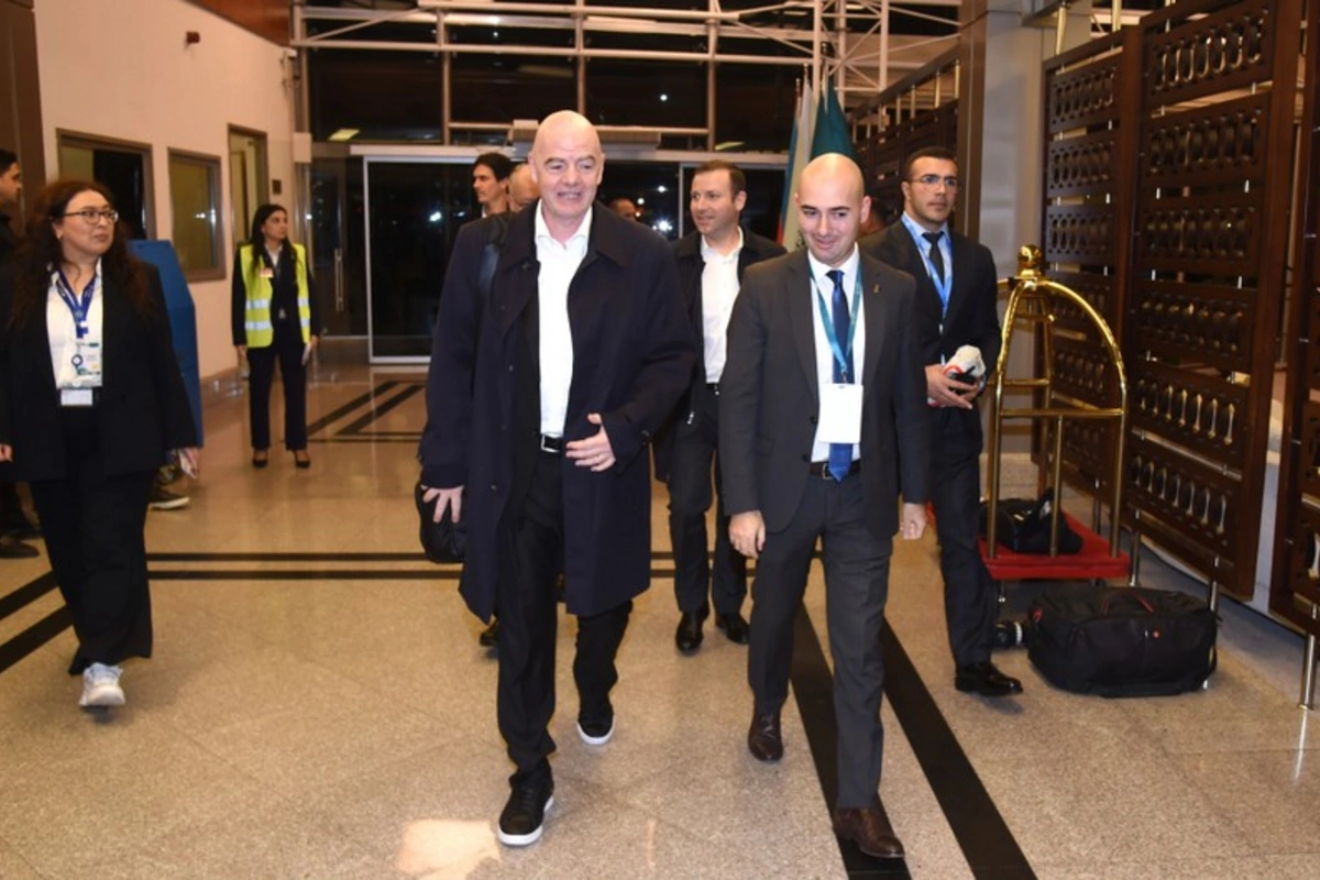 FİFA-nın prezidenti COP29-da iştirak etmək üçün Azərbaycana səfərə gəlib