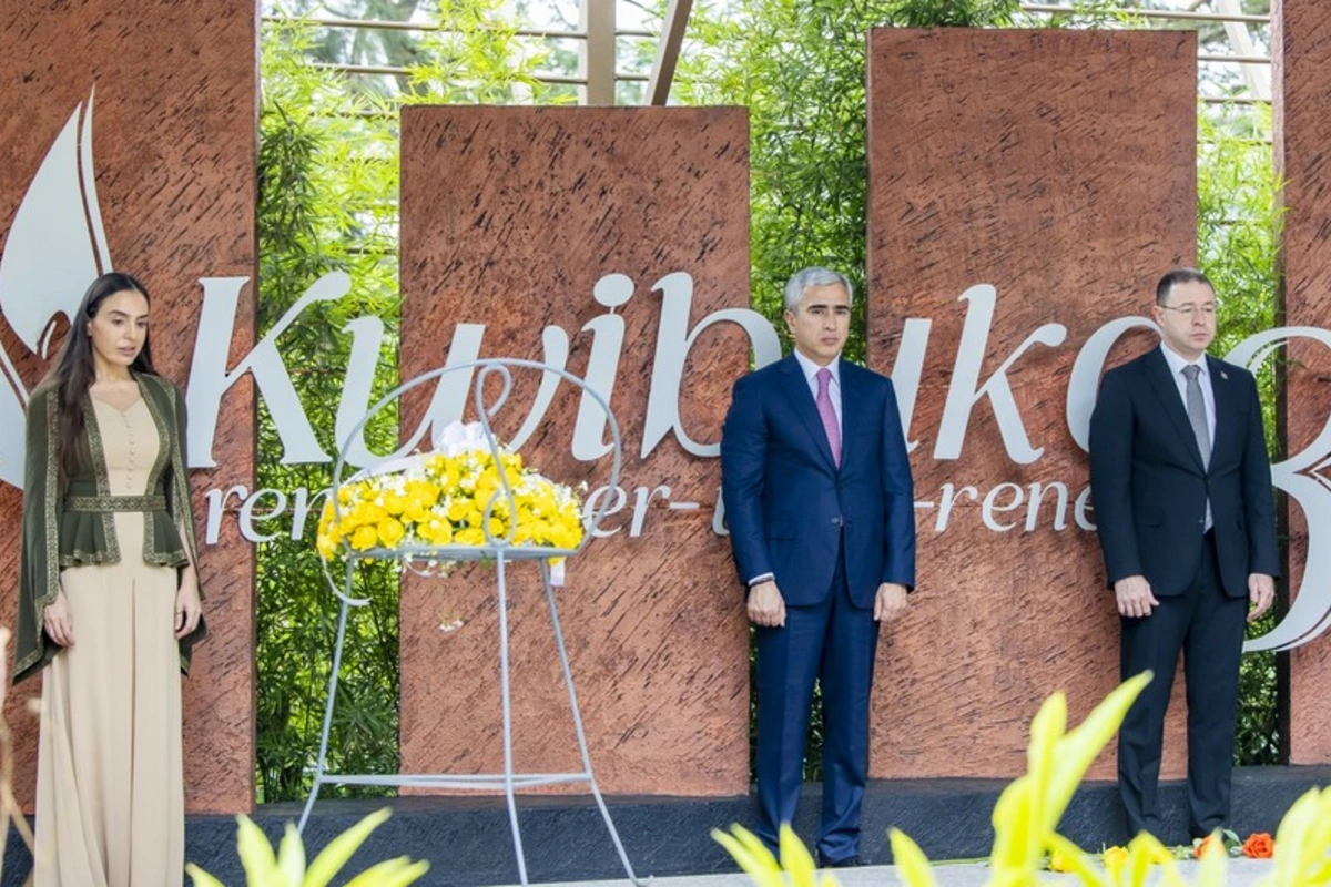 Leyla Əliyeva Kiqali Soyqırımı Memorialını ziyarət edib