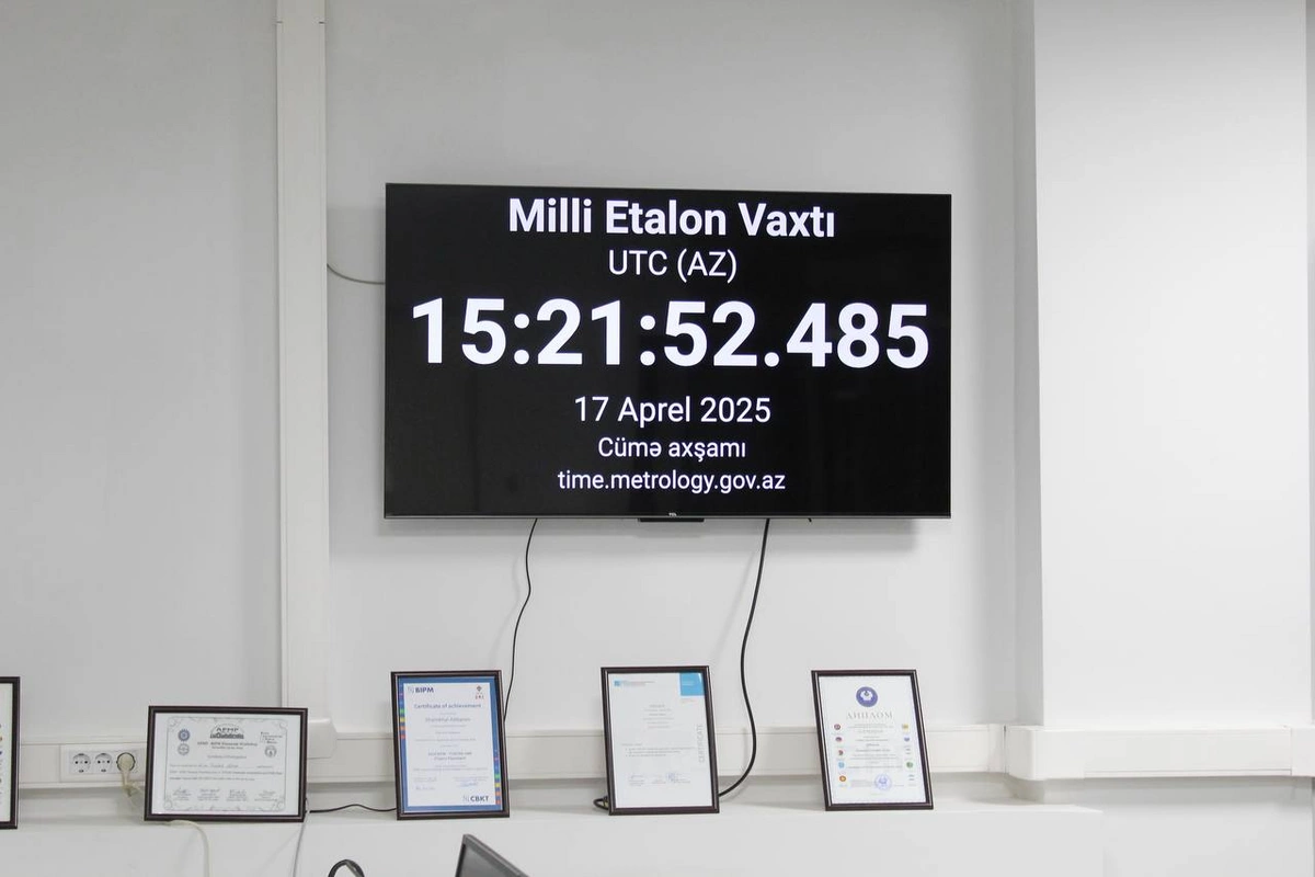 Azərbaycanda Milli Etalon Vaxtı yaradılır