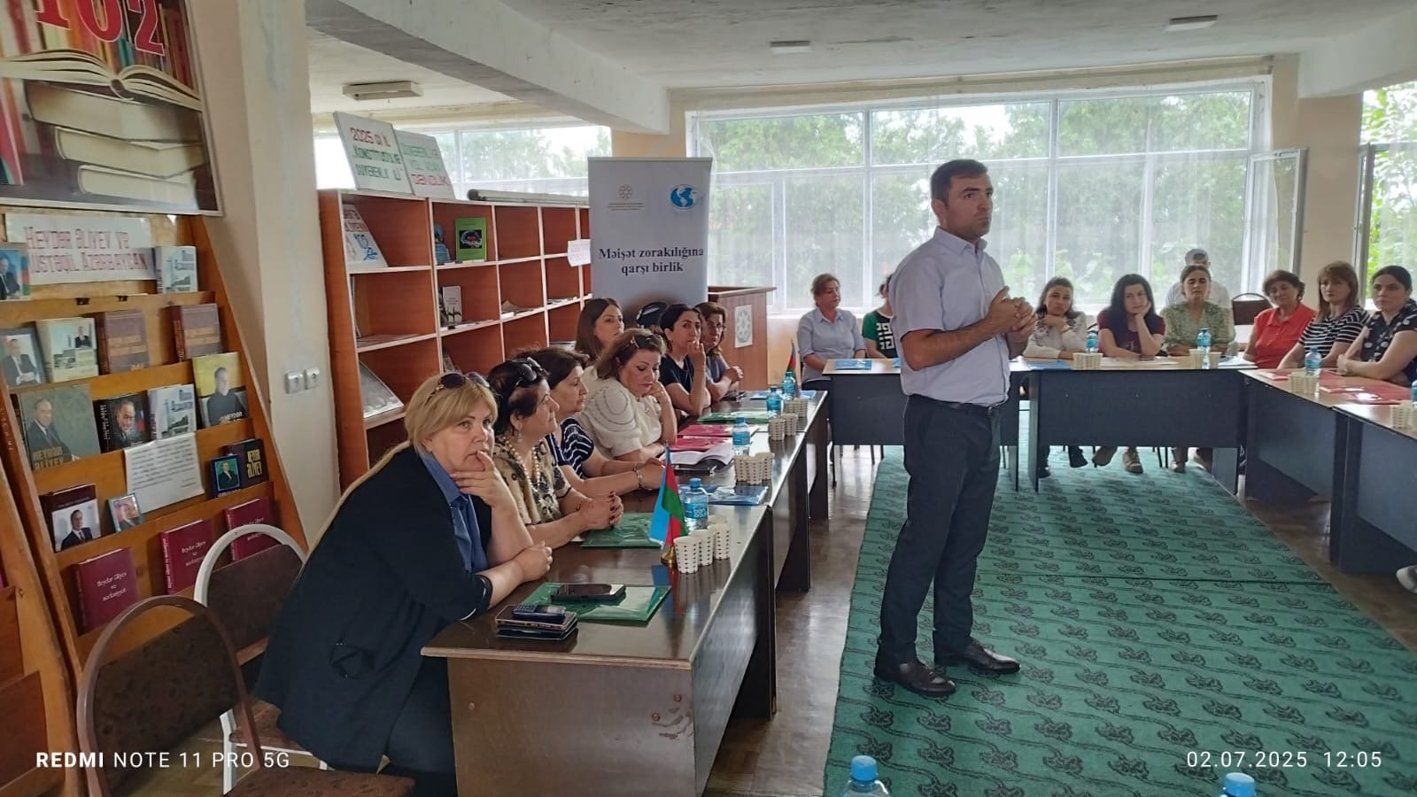 “Məişət zorakılığına qarşı birlik” adlı layihə Qax şəhərində icra edilib