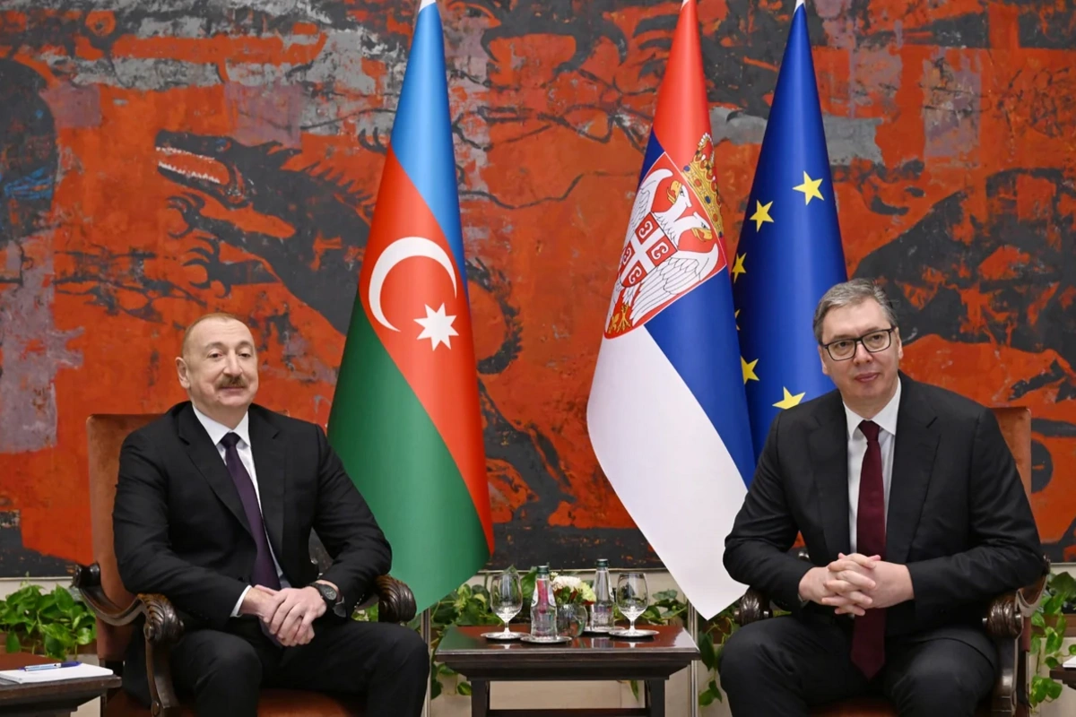 İlham Əliyevlə Aleksandar Vuçiç arasında ikitərəfli görüşü olub